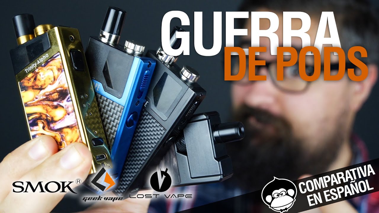&iexcl;&iexcl;GUERRA DE PODS!! Smok Trinity Alpha VS Geekvape Frenzy VS Lost Vape Orion Q & Orion DNA