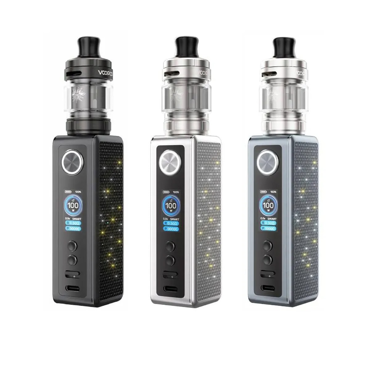 Vinci Spark 100 kit 41 Vinci Spark 100 Voopoo box mod con batería 18650 y 100W