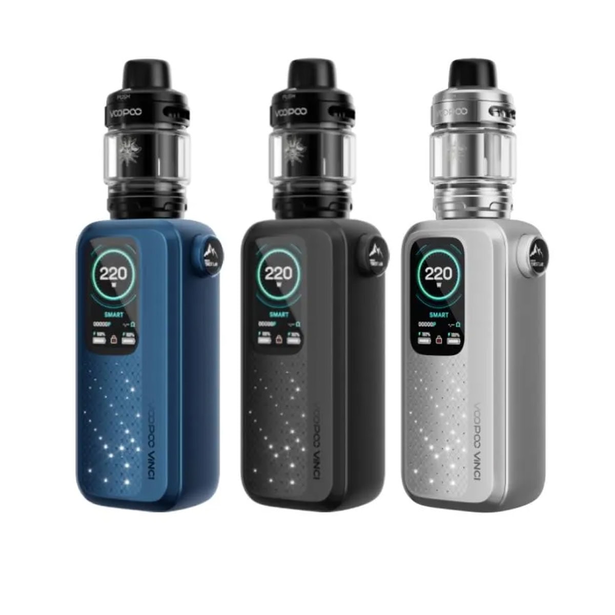 Vinci Spark 220 kit 40 Vinci Spark 220 Voopoo mod dual 18650 ultraligero