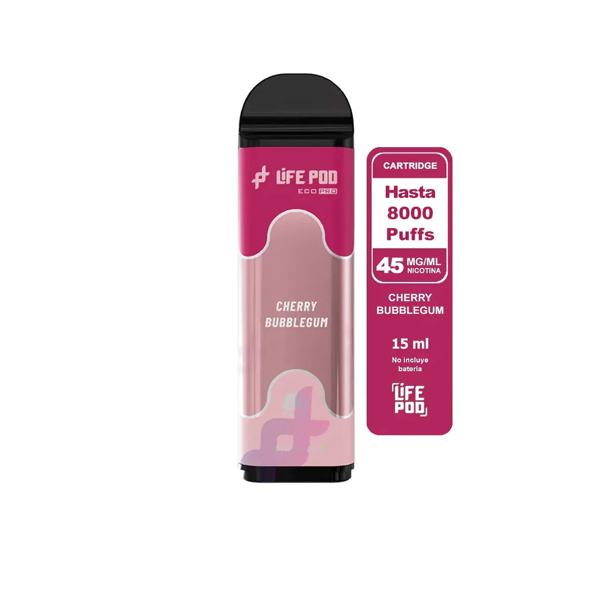 Life Pod recarga Cherry Bubblegum 8.000 puffs