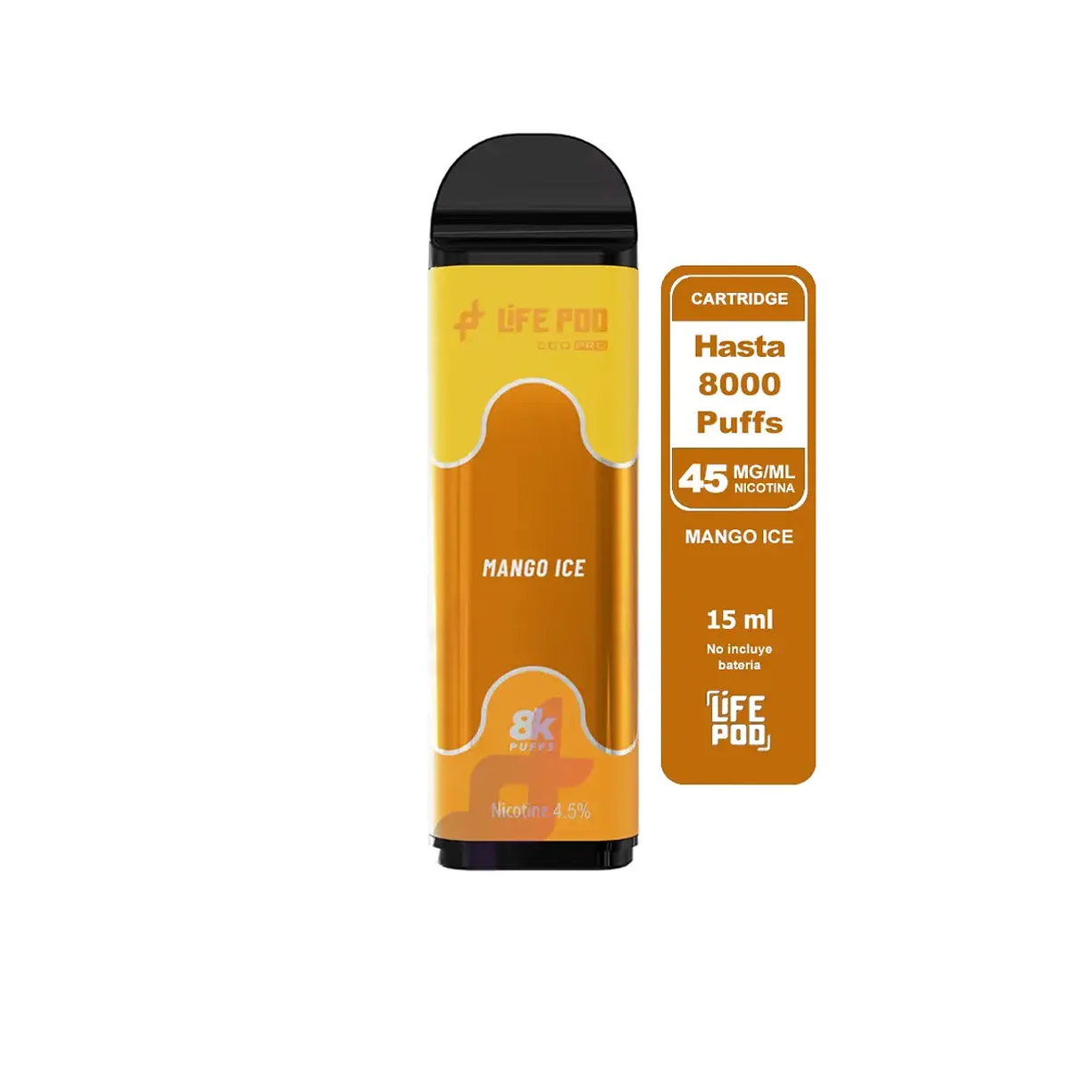 Life Pod recarga Mango Ice 8.000 puffs